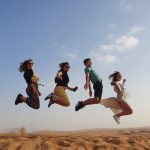 Enjoying Desert Safari