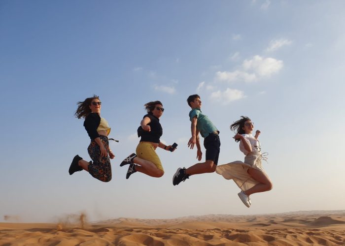 Enjoying Desert Safari