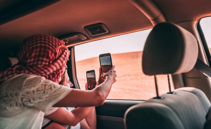 Ride in desert safari